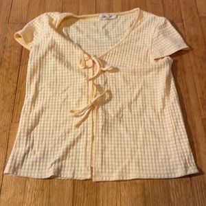 Madewell Pastel Yellow Blouse